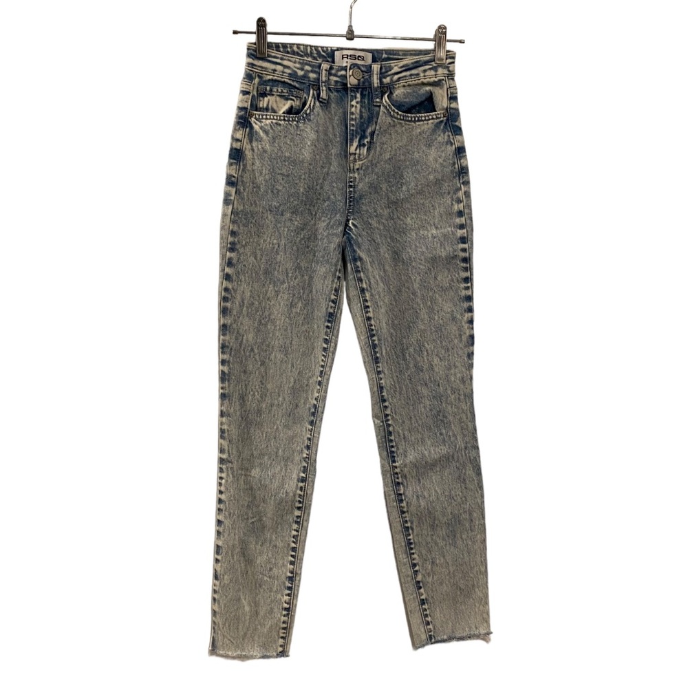RSQ 90s Acid Wash Vintage Mom Skinny Denim Jeans